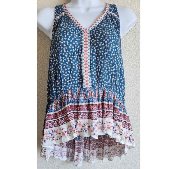 ⭐️Patrons of Peace, Fabulous Summer Top, Easy Wear and Care, Excellent Quality,S - Picture 2 of 10